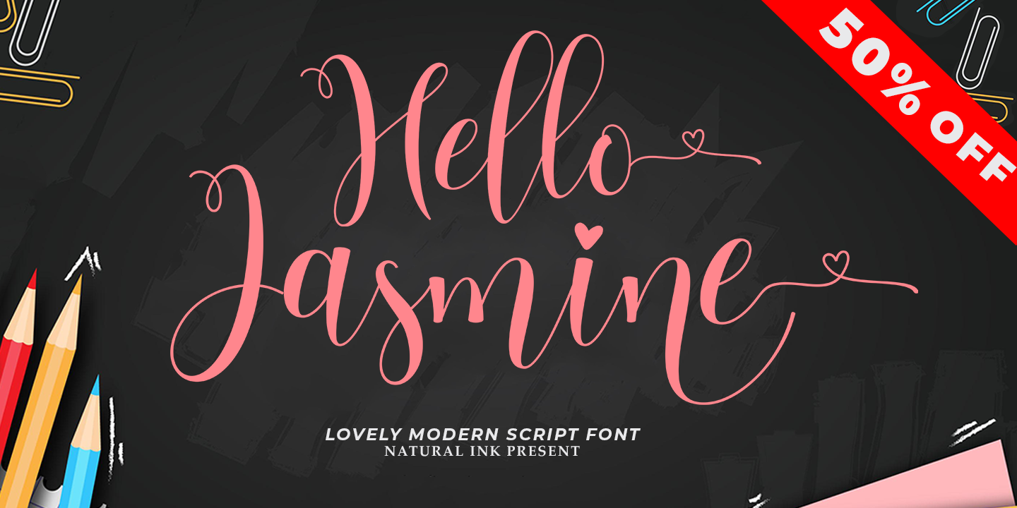 Example font Hello Jasmine #6